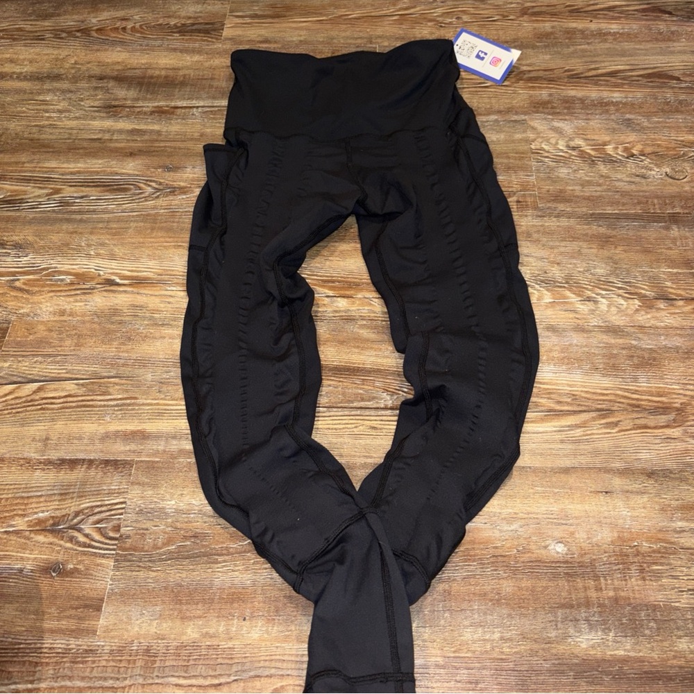 Sweetflexx Resistance Leggings Compression  multiple sizes Black With Pockets